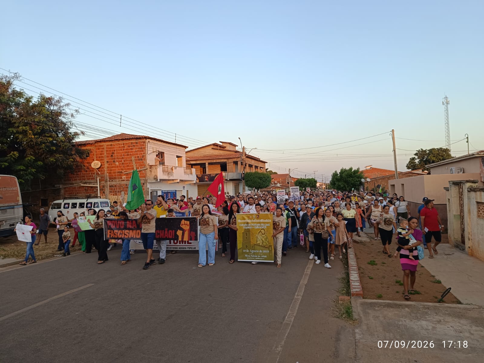 Cartaz do 32º Grito dos Excluídos e Excluídas em Quixeré